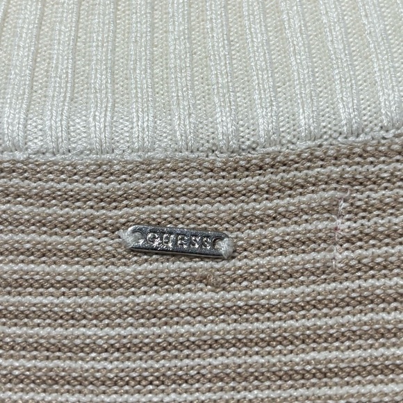 NWT Guess Danica Tan/Beige Midi Sheath Dress Halter Sleeveless Small Rayon - Picture 8 of 10